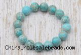 CGB5368 10mm, 12mm round sea sediment jasper beads stretchy bracelets