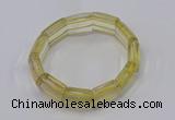 CGB670 7.5 inches 15*18mm lemon quartz bracelet wholesale