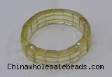 CGB671 7.5 inches 11*16mm lemon quartz bracelet wholesale