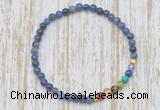 CGB7012 7 chakra 4mm sodalite beaded meditation yoga bracelets