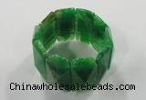 CGB712 8 inches 21*55mm agate gemstone bracelet wholesale