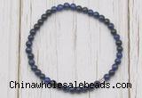 CGB7208 4mm tiny blue tiger eye beaded meditation yoga bracelets
