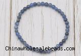 CGB7212 4mm tiny sodalite beaded meditation yoga bracelets