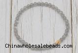 CGB7305 4mm tiny labradorite beaded meditation yoga bracelets