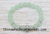 CGB7481 8mm candy jade bracelet with skull for men or women