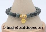 CGB7767 8mm kambaba jasper bead with luckly charm bracelets