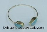 CGB779 13*18mm - 15*20mm freeform druzy agate gemstone bangles