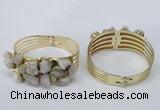 CGB821 30*68mm - 30*70mm druzy agate gemstone bangles wholeasale