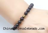 CGB8838 8mm, 10mm brecciated jasper & drum hematite power beads bracelets