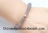 CGB9261 8mm, 10mm grey agate & drum hematite power beads bracelets