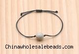 CGB9920 Fashion 12mm fossil coral adjustable bracelet jewelry