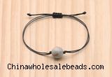CGB9929 Fashion 12mm serpentine jasper adjustable bracelet jewelry