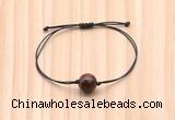 CGB9945 Fashion 12mm mahogany obsidian adjustable bracelet jewelry