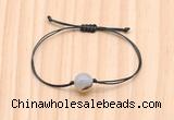 CGB9953 Fashion 12mm montana agate adjustable bracelet jewelry