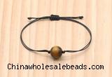 CGB9968 Fashion 12mm yellow tiger eye adjustable bracelet jewelry