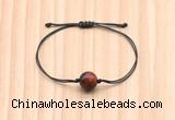 CGB9969 Fashion 12mm red tiger eye adjustable bracelet jewelry