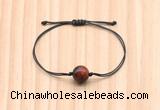 CGB9969 Fashion 12mm red tiger eye adjustable bracelet jewelry