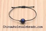 CGB9973 Fashion 12mm blue tiger eye adjustable bracelet jewelry