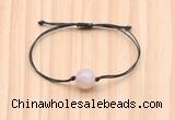 CGB9991 Fashion 12mm rose quartz adjustable bracelet jewelry