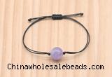 CGB9995 Fashion 12mm lavender amethyst adjustable bracelet jewelry