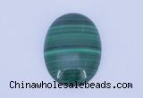 CGC14 30*40mm oval natural malachite gemstone cabochons wholesale