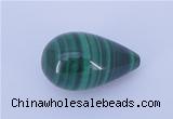 CGC45 13*22mm teardrop natural malachite gemstone cabochons