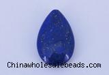 CGC46 14*22mm flat teardrop natural lapis lazuli gemstone cabochons