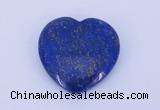 CGC49 25*25mm heart natural lapis lazuli gemstone cabochons