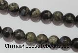 CGE102 15.5 inches 8mm round glaucophane gemstone beads