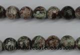 CGG02 15.5 inches 8mm faceted round ghost gemstone beads wholesale