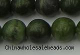 CGJ405 15.5 inches 14mm round green jade beads wholesale