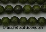 CGJ451 15.5 inches 6mm round green jasper beads wholesale