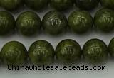 CGJ453 15.5 inches 10mm round green jasper beads wholesale