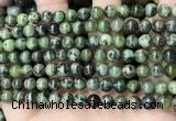 CGJ501 15.5 inches 6mm round green jade beads wholesale