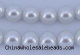 CGL08 5PCS 16 inches 18mm round dyed plastic pearl beads wholesale