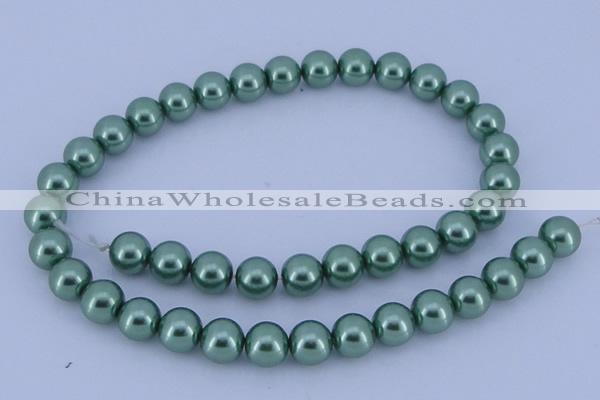 CGL231 2PCS 16 inches 25mm round dyed plastic pearl beads wholesale