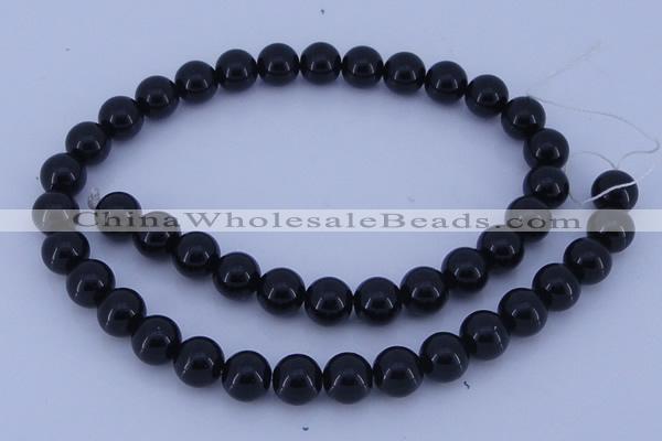 CGL284 10PCS 16 inches 8mm round dyed glass pearl beads wholesale