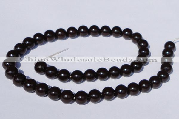 CGL901 5PCS 16 inches 14mm round heated glass pearl beads wholesale