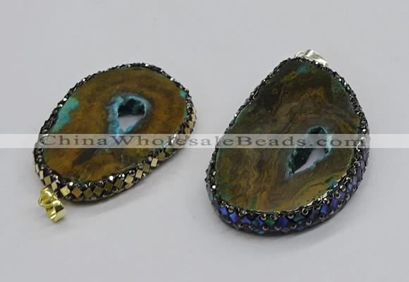 CGP3142 35*55mm - 40*60mm freeform opal gemstone pendants