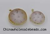 CGP3510 35*40mm - 45*50mm freeform agate gemstone pendants
