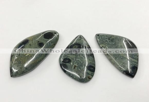 CGP3611 30*50mm - 35*55mm freeform kambaba jasper pendants