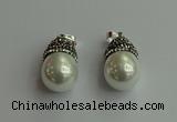 CGP455 15*25mm - 15*30mm teardrop pearl shell pendants wholesale