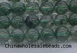 CGQ501 15.5 inches 6mm round imitation green phantom quartz beads