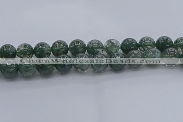 CGQ507 15.5 inches 18mm round imitation green phantom quartz beads