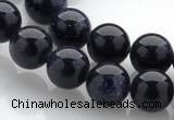 CGS02 15 inches 10mm round blue goldstone beads Wholesale