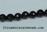 CGS106 15.5 inches 8mm faceted round blue goldstone beads wholesale