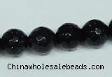 CGS108 15.5 inches 12mm faceted round blue goldstone beads wholesale