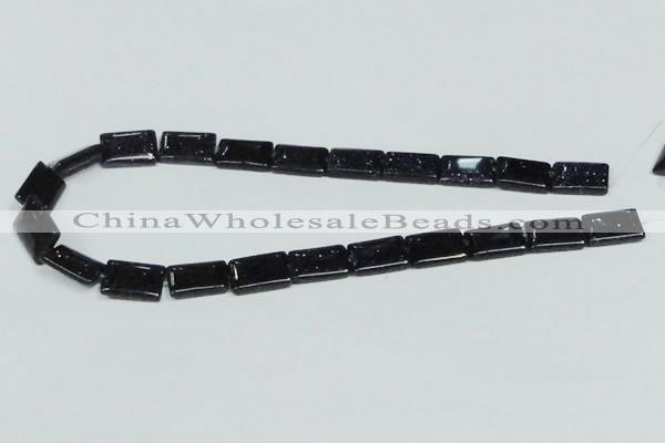 CGS131 15.5 inches 13*18mm rectangle blue goldstone beads wholesale