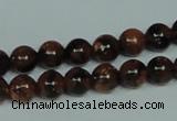 CGS202 15.5 inches 8mm round blue & brown goldstone beads wholesale