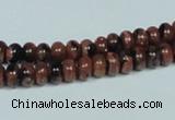 CGS206 15.5 inches 4*6mm rondelle blue & brown goldstone beads wholesale